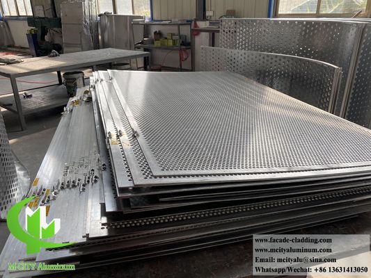 Good price Powder Coated Perforated Aluminum Facade Panel with Customizable Patterns and 3mm Thickness for Exterior Decoration online