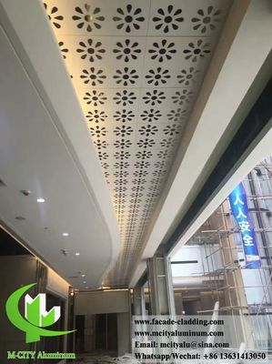 Good price Powder Coated Perforated Aluminum Sheet with Customizable RAL Colors and CNC Laser Cutting for Facade and Ceiling Panels online