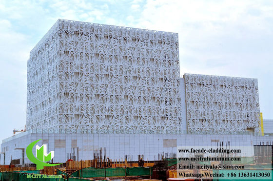 Good price Powder Coated Perforated Aluminum Facade Panel with Customizable Patterns and 3mm Thickness online