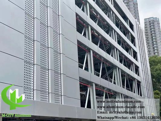 Good price Powder Coated Perforated Aluminum Wall Cladding with Customizable RAL Colors for Facade Decoration online