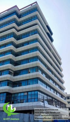 Good price Customizable PVDF Coated Aluminum Wall Cladding Panels with 3mm Thickness for Facade Systems online