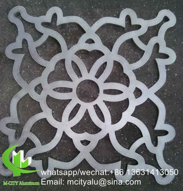 dragon Aluminum laser cutting panel for facade curtain wall with 2.5mm thickness metal panel