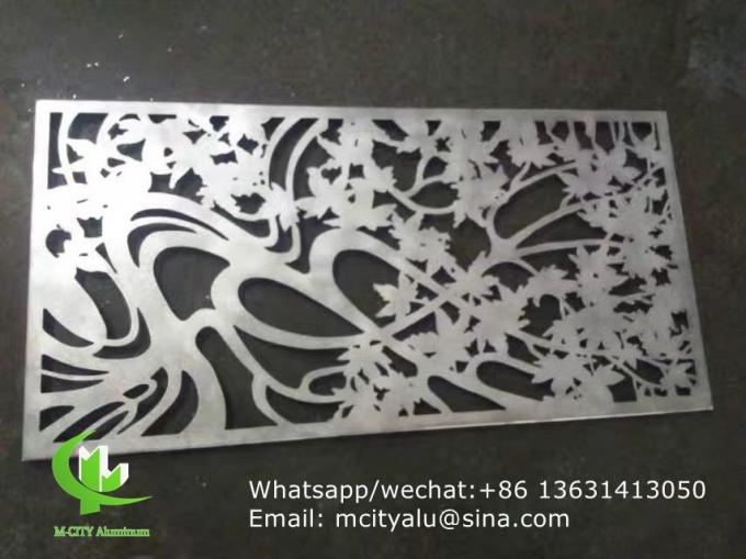 Aluminum carving panel cladding panel 2.5mm thickness for window decoration