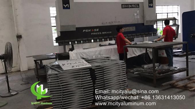 China laser cutting Aluminum facade customized cladding panel sheet for facade curtain wall