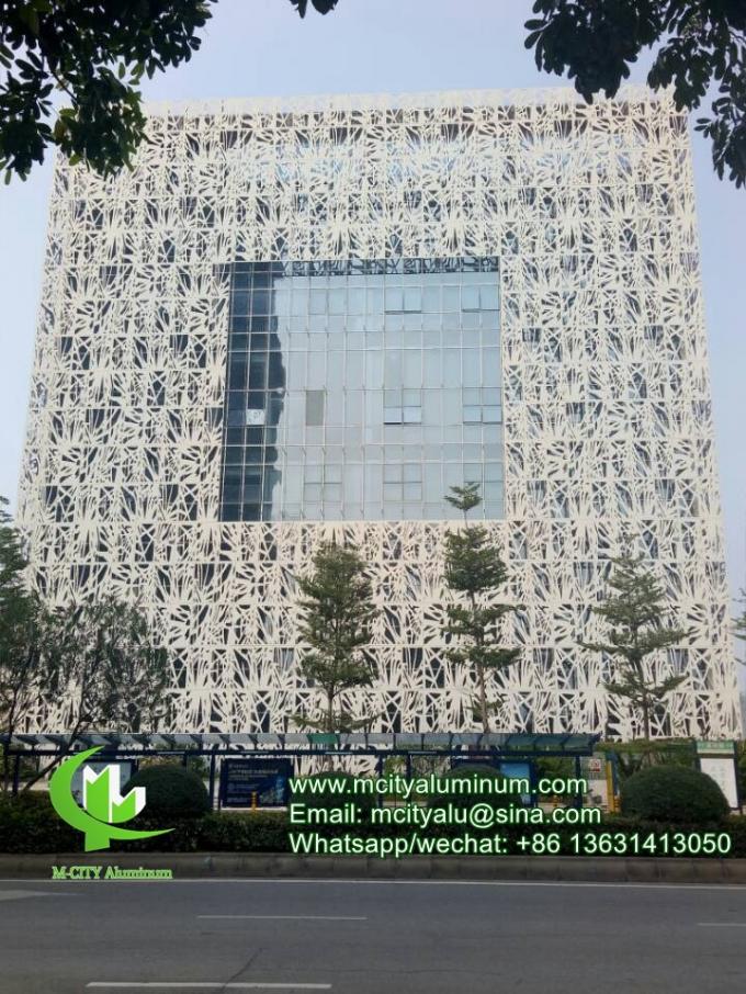China aluminum facade wall cladding panel exterior building cover for building outdoor front cover