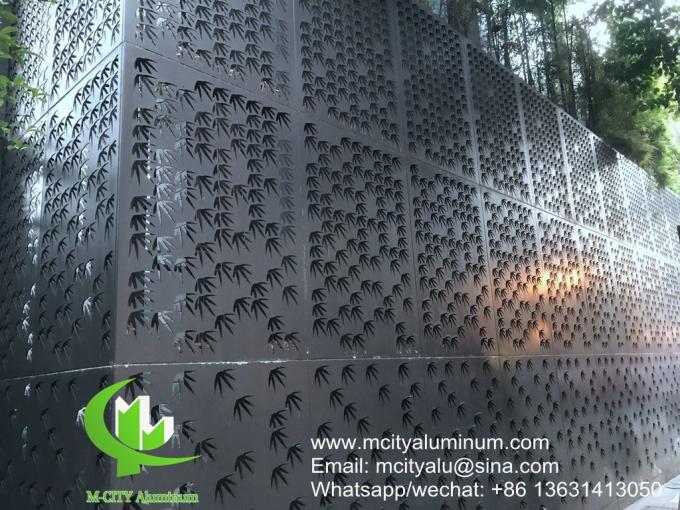 3D hollow facade aluminum decorative facade wall cladding exterior building curtain wall patterned facade ceiling