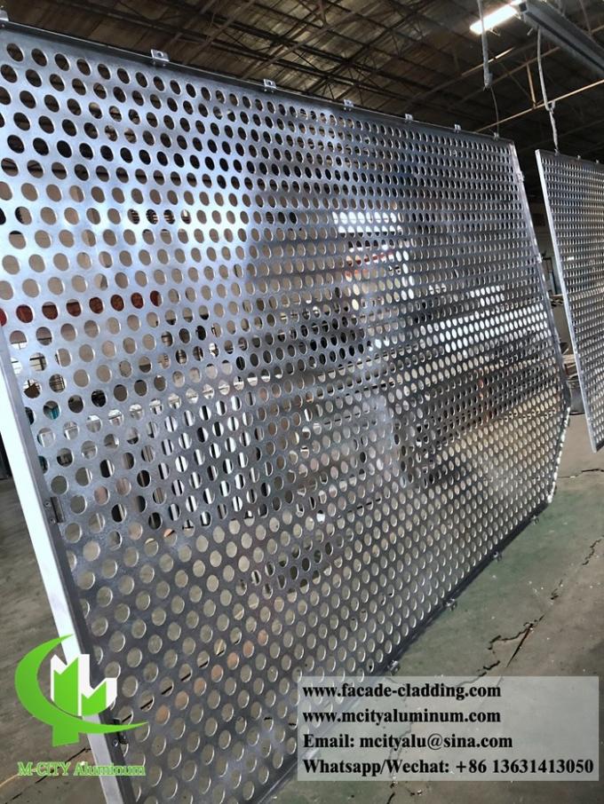 Exterior wall cladding Metal facade aluminum panel perforated sheet supplier in China