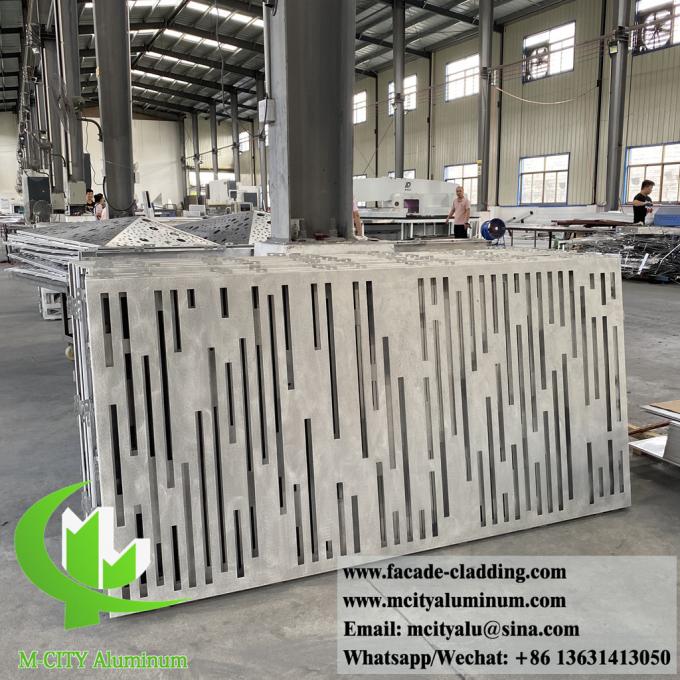 Perforated metal facades aluminium wall cladding decoration 3mm PVDF PPG coating